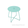 45cm Metal Round Outdoor Side Table with Handle